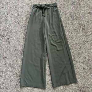 BB Dakota Green Wide Leg Pants